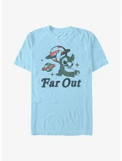 Discount 😀 Disney Lilo & Stitch Far Out Stitch T-Shirt ✔️