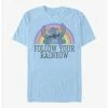 Hot Sale 👍 Disney Lilo & Stitch Follow Your Rainbow T-Shirt 👍 -lilo and stitch shop 17274540 hi