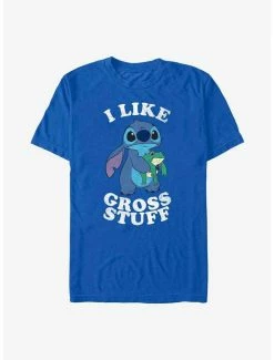 Outlet 👏 Disney Lilo & Stitch I Like Gross Stuff Stitch T-Shirt ❤️ -lilo and stitch shop 17274740 hi