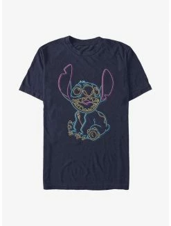 Top 10 🤩 Disney Lilo & Stitch Neon Stitch T-Shirt 🔔