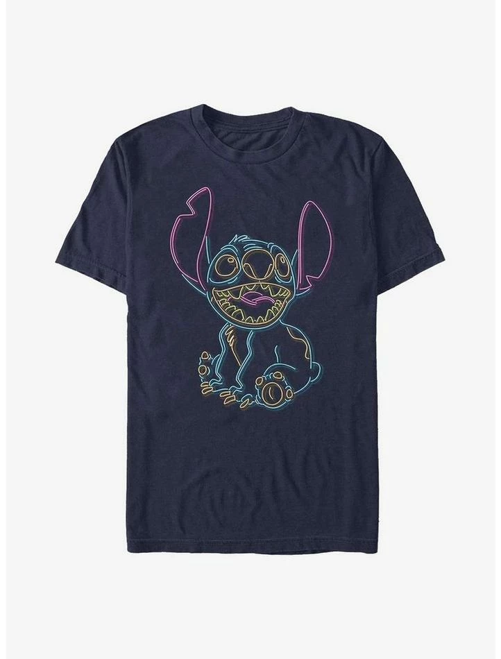 Top 10 🤩 Disney Lilo & Stitch Neon Stitch T-Shirt 🔔 3 Top 10 🤩 Disney Lilo & Stitch Neon Stitch T-Shirt 🔔
