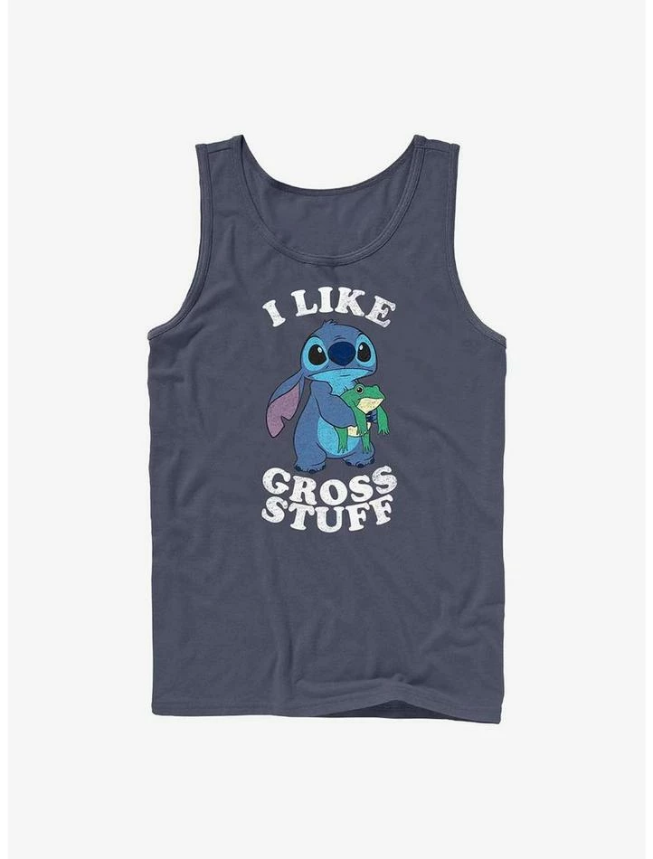 New 🎉 Disney Lilo & Stitch I Like Gross Stuff Stitch Tank 😀 3 New 🎉 Disney Lilo & Stitch I Like Gross Stuff Stitch Tank 😀