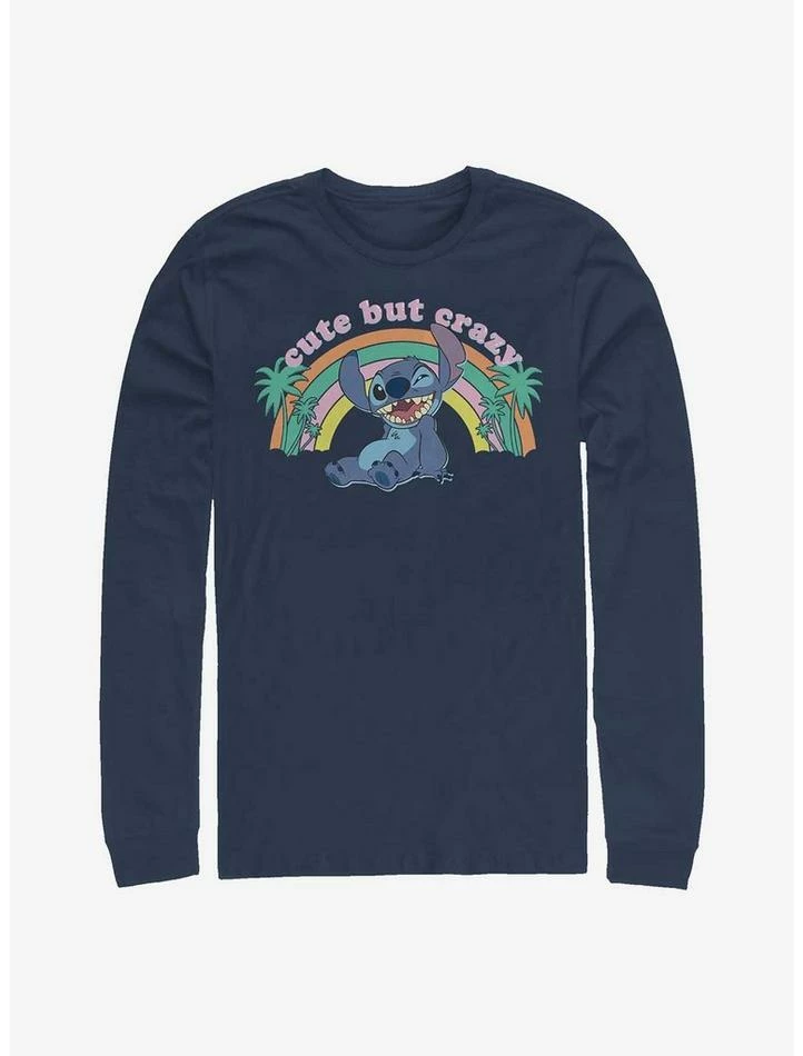 Cheapest ๐ฅ Disney Lilo & Stitch Cute But Crazy Long-Sleeve T-Shirt โ 3 Cheapest ๐ฅ Disney Lilo & Stitch Cute But Crazy Long-Sleeve T-Shirt โ