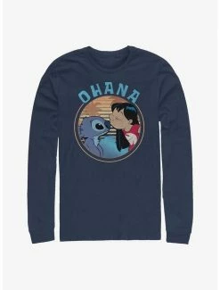 Cheap 😍 Disney Lilo & Stitch Ohana Frame Long-Sleeve T-Shirt ✔️