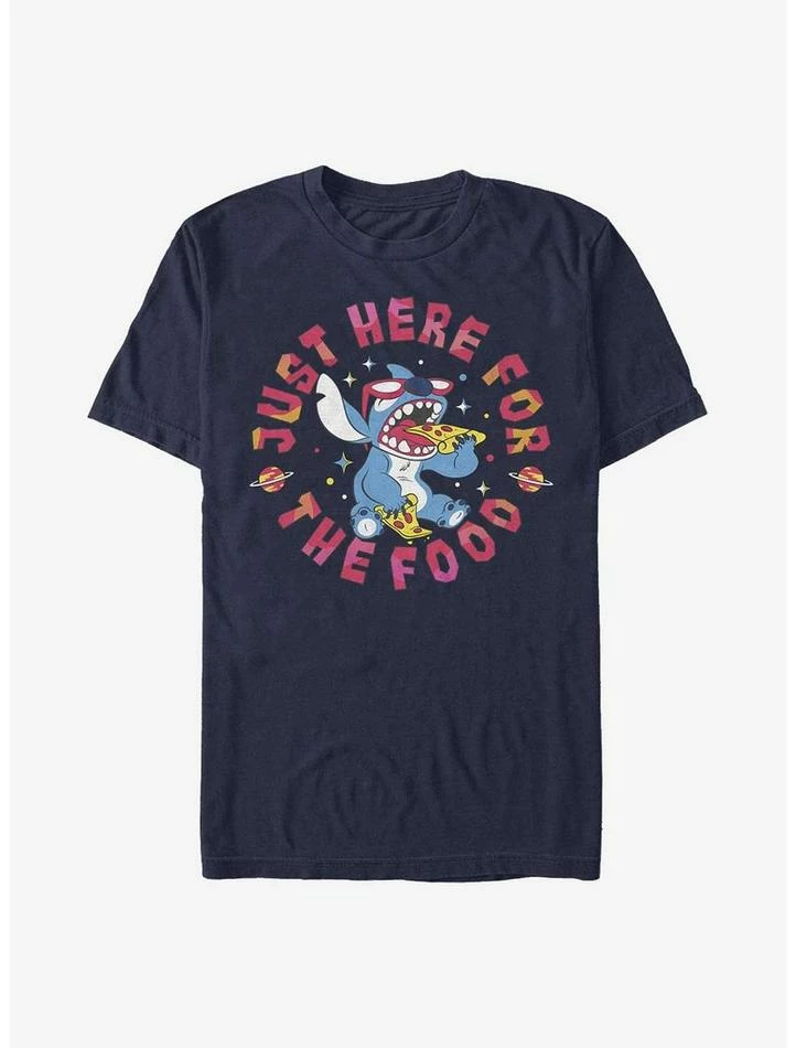 Best deal 😀 Disney Lilo & Stitch Just Here For The Food T-Shirt 🎁 5 Best deal 😀 Disney Lilo & Stitch Just Here For The Food T-Shirt 🎁 - Image 3