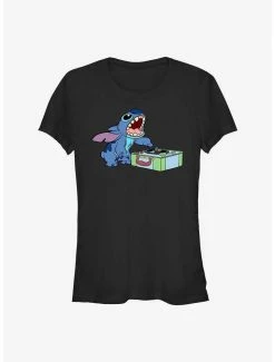 Top 10 ❤️ Disney Lilo & Stitch DJ Stitch 👧 Girls T-Shirt 🔥