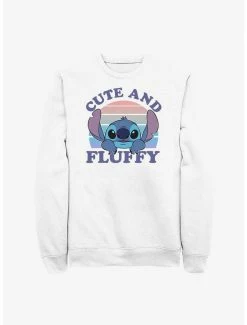 Hot Sale 🔥 Disney Lilo & Stitch Cute And Fluffy Crew Sweatshirt 🥰
