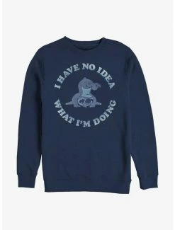 New 😉 Disney Lilo & Stitch No Idea Crew Sweatshirt 🔔