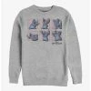 New ✨ Disney Lilo & Stitch Poses Framed Crew Sweatshirt ✨ -lilo and stitch shop 17279621 hi