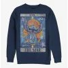 Budget 😀 Disney Lilo & Stitch Tarot Crew Sweatshirt ✔️ -lilo and stitch shop 17279630 hi