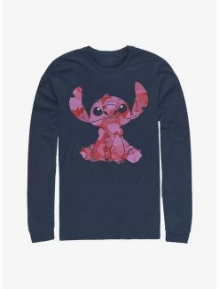 Brand new 👍 Disney Lilo & Stitch Heart Fill Long-Sleeve T-Shirt 🎉