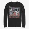 Cheapest 🛒 Disney Lilo & Stitch Japanese Text Long-Sleeve T-Shirt 😍 -lilo and stitch shop 17279835 hi