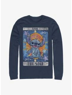 Coupon 💯 Disney Lilo & Stitch Tarot Long-Sleeve T-Shirt 😀