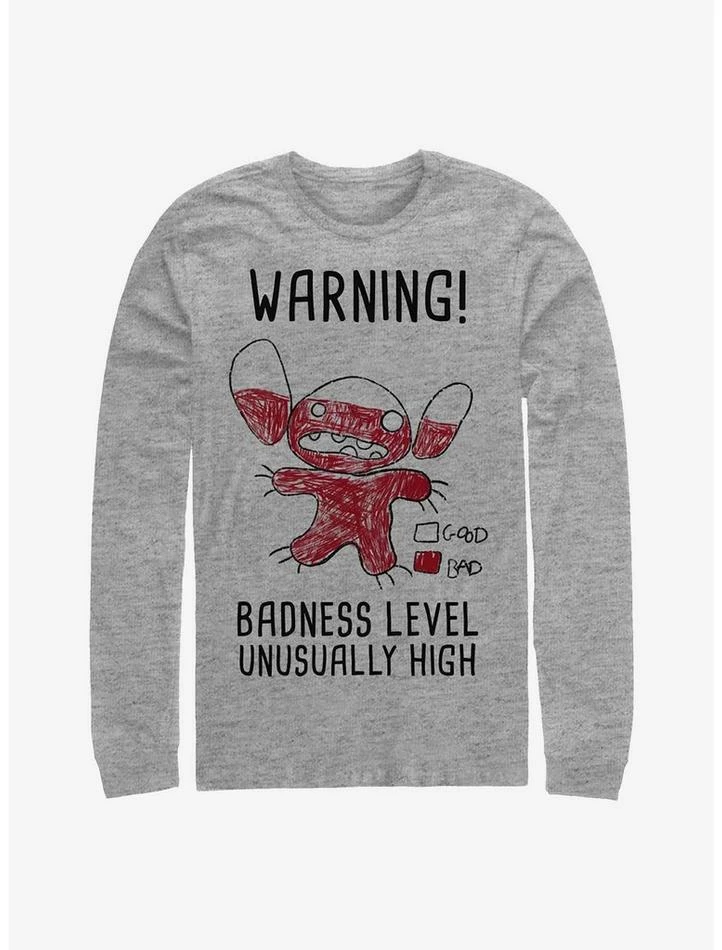 Hot Sale โจ Disney Lilo & Stitch Warning Drawing Sitch Long-Sleeve T-Shirt ๐งจ 3 Hot Sale โจ Disney Lilo & Stitch Warning Drawing Sitch Long-Sleeve T-Shirt ๐งจ
