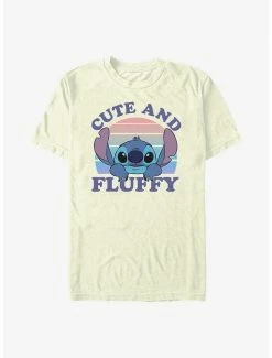 Outlet 💯 Disney Lilo & Stitch Cute And Fluffy T-Shirt 😀 -lilo and stitch shop 17279890 hi