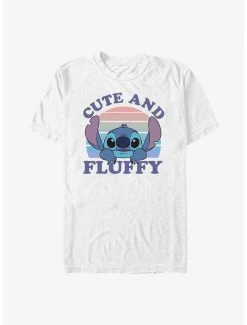Outlet 💯 Disney Lilo & Stitch Cute And Fluffy T-Shirt 😀 -lilo and stitch shop 17279910 hi 1