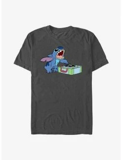 Best Pirce ❤️ Disney Lilo & Stitch DJ Stitch T-Shirt 👏 -lilo and stitch shop 17279920 hi
