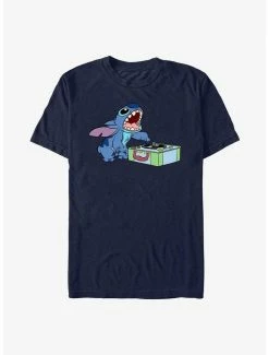 Best Pirce ❤️ Disney Lilo & Stitch DJ Stitch T-Shirt 👏 -lilo and stitch shop 17279940 hi