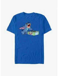 Best Pirce ❤️ Disney Lilo & Stitch DJ Stitch T-Shirt 👏 -lilo and stitch shop 17279950 hi