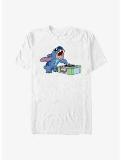 Best Pirce ❤️ Disney Lilo & Stitch DJ Stitch T-Shirt 👏 -lilo and stitch shop 17279960 hi
