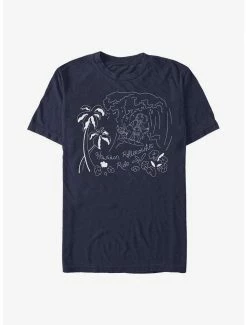 Hot Sale 💯 Disney Lilo & Stitch Hawaiian Rollercoaster Ride T-Shirt ⭐ -lilo and stitch shop 17280220 hi