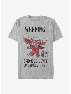 Wholesale 😉 Disney Lilo & Stitch Warning Drawing Sitch T-Shirt ✨