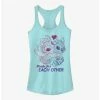 Coupon ⌛ Disney Lilo & Stitch Made For Eachother 👧 Girls Tank 🛒 -lilo and stitch shop 17280576 hi