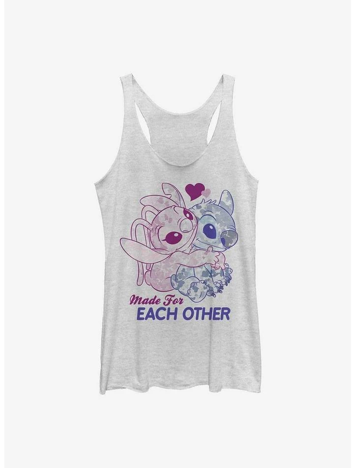 Cheap 👍 Disney Lilo & Stitch Made For Eachother 👧 Girls Tank 😀 3 Cheap 👍 Disney Lilo & Stitch Made For Eachother 👧 Girls Tank 😀
