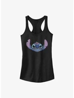 New 👏 Disney Lilo & Stitch Sugar Skull Stitch 👧 Girls Tank 🎁