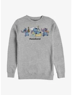 Best Pirce 🔥 Disney Lilo & Stitch Weekend Crew Sweatshirt 🔥