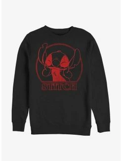 New 🌟 Disney Lilo & Stitch Stranger Stitch Crew Sweatshirt 😉