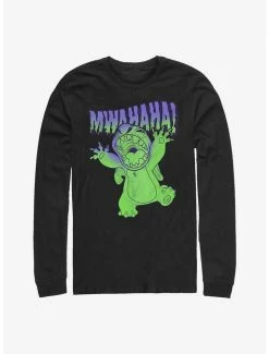 Promo 🤩 Disney Lilo & Stitch Mwahaha Long-Sleeve T-Shirt 🔔