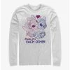 Buy ⌛ Disney Lilo & Stitch Made For Eachother Long-Sleeve T-Shirt 💯 -lilo and stitch shop 17280952 hi