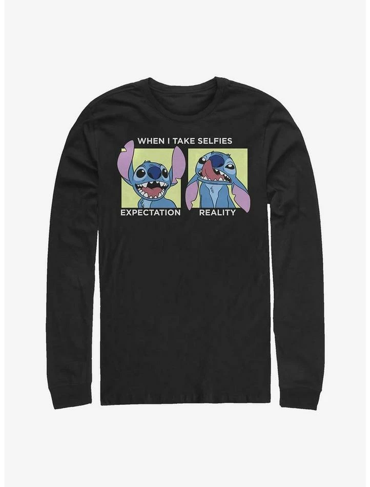 Best Sale ๐ฏ Disney Lilo & Stitch Selfie Long-Sleeve T-Shirt โ 3 Best Sale ๐ฏ Disney Lilo & Stitch Selfie Long-Sleeve T-Shirt โ