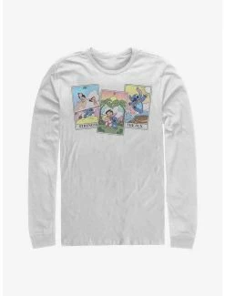 Wholesale 😍 Disney Lilo & Stitch Tarot Cards Long-Sleeve T-Shirt ⭐