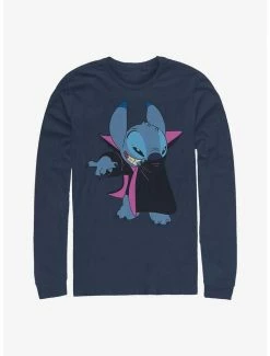 Best Sale ✨ Disney Lilo & Stitch Vampire Stitch Long-Sleeve T-Shirt 🧨