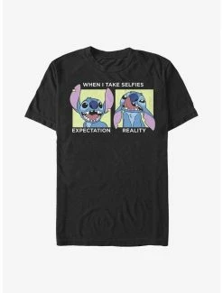Discount ⌛ Disney Lilo & Stitch Selfie T-Shirt 😀 -lilo and stitch shop 17281282 hi 1