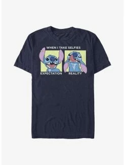Discount ⌛ Disney Lilo & Stitch Selfie T-Shirt 😀 -lilo and stitch shop 17281292 hi