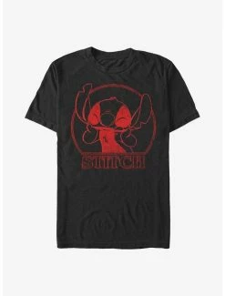 New ❤️ Disney Lilo & Stitch Stranger Stitch T-Shirt 🔔