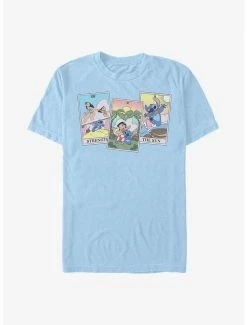 Hot Sale 🌟 Disney Lilo & Stitch Tarot Cards T-Shirt 🛒 -lilo and stitch shop 17281372 hi