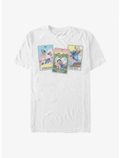 Hot Sale 🌟 Disney Lilo & Stitch Tarot Cards T-Shirt 🛒 -lilo and stitch shop 17281412 hi