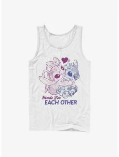 Best Sale 😀 Disney Lilo & Stitch Made For Eachother Tank ✨