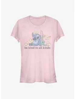 Wholesale ❤️ Disney Lilo & Stitch Be Kind To All Kinds 👧 Girls T-Shirt 🌟