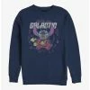 Cheap 😀 Disney Lilo & Stitch Dad's Are Galactic Crew Sweatshirt 🎁 -lilo and stitch shop 17281748 hi