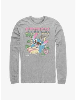 Deals 🤩 Disney Lilo & Stitch Aloha Stitch Long-Sleeve T-Shirt 🔔