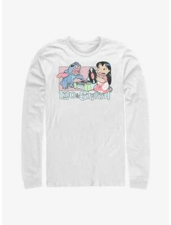 Outlet ⌛ Disney Lilo & Stitch Duo Records Long-Sleeve T-Shirt 🔔
