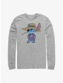 Flash Sale 👏 Disney Lilo & Stitch Howdy Stitch Long-Sleeve T-Shirt 😀