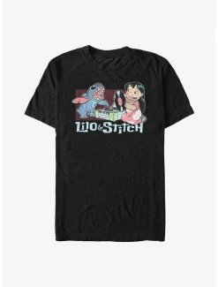 Cheap ⭐ Disney Lilo & Stitch Duo Records T-Shirt 🌟 -lilo and stitch shop 17282006 hi 1