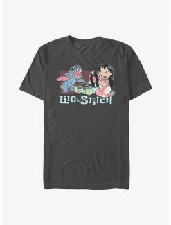 Cheap ⭐ Disney Lilo & Stitch Duo Records T-Shirt 🌟 -lilo and stitch shop 17282016 hi