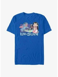 Cheap ⭐ Disney Lilo & Stitch Duo Records T-Shirt 🌟 -lilo and stitch shop 17282046 hi